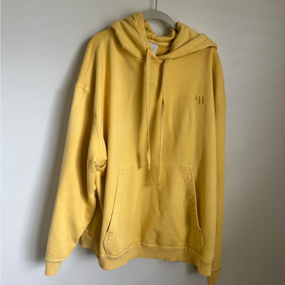 Nanushka Ever Recycled Cotton Logo Hoodie | Marigold